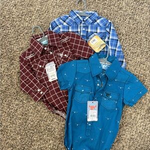 Western boys body suits lot of 3 brand new with tags